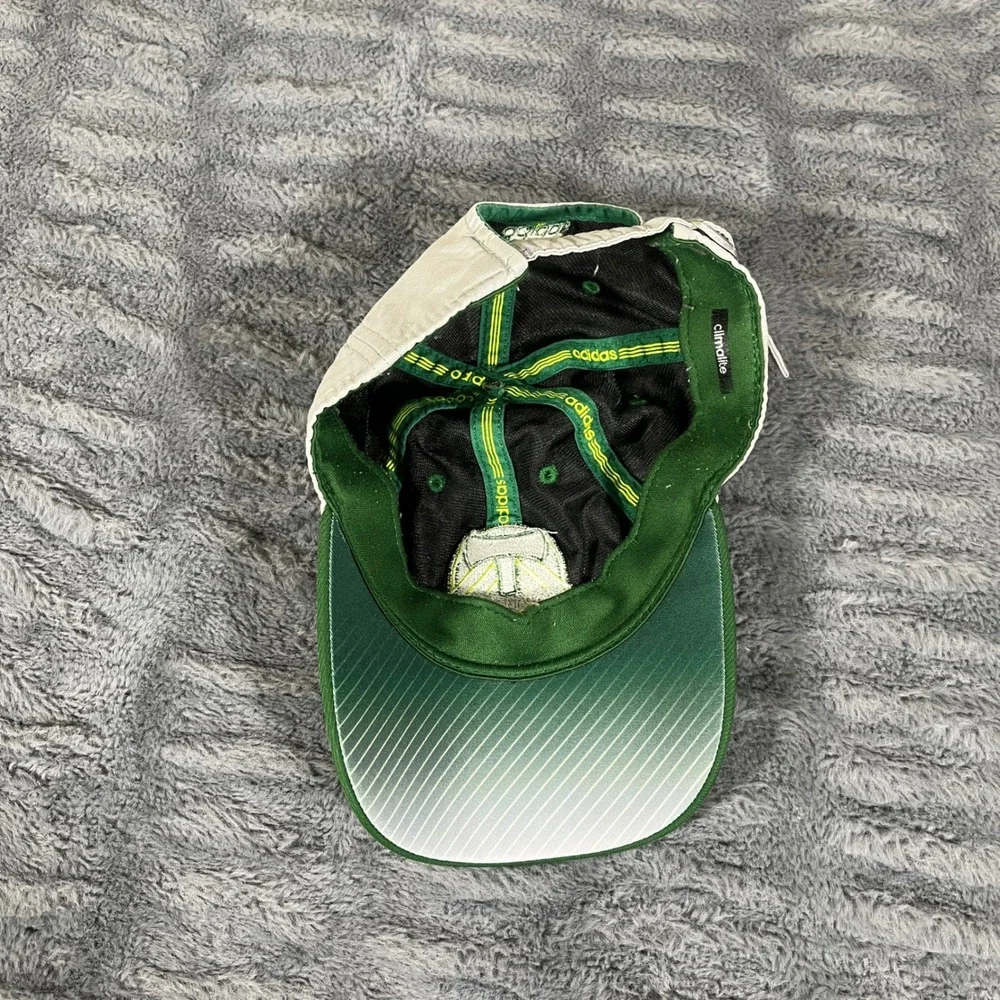 Adidas Portland Timbers MLS Gray Green Climalite Strapback Hat OSFM AN537